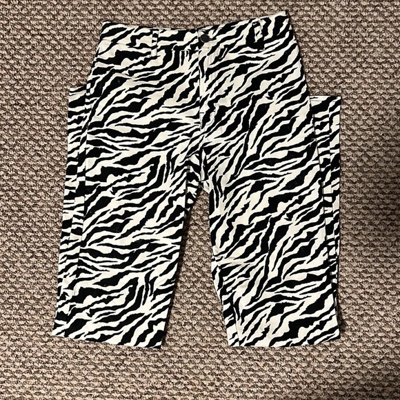 MOTEL ROCKS — ZOVEN TROUSER IN 90'S ZEBRA BLACK AND WHITE - Picture 2 of 2
